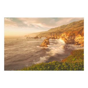 Foto Costa de California por la noche