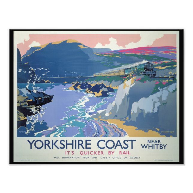 Foto Costa de Yorkshire por Whitby England (Frente)