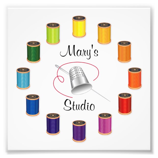 Foto Costura, aguja y hilos de discusión (Frente)