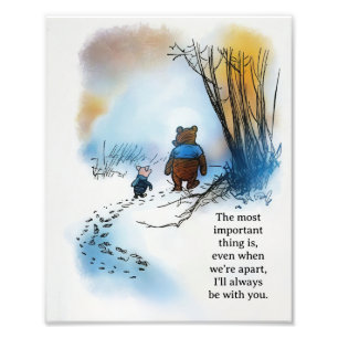 Foto Cota de Pooh "Incluso cuando estamos separados