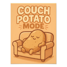 Foto Couch Potato Mode Funny Lazy Design