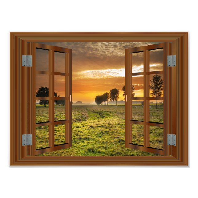 Foto Countryside Twilight Cow Farm Estados Unidos (Frente)