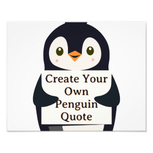 Foto Crea tu propia cita de pingüino