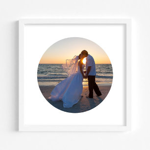 Foto Crea tu propia forma circular de boda 12"x12"