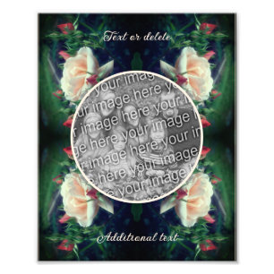 Foto Crea tu propia rosa de melocotón y capullos 8x10