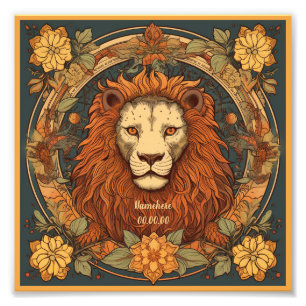 Foto Crea tu propio Art Nouveau Leo Zodiac