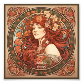 Foto Crea tu propio Art Nouveau Virgo Zodiac