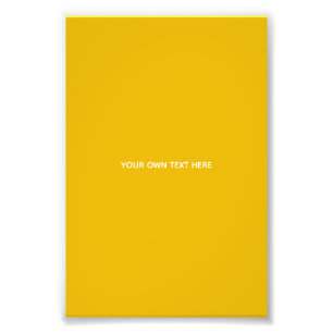 Foto Crea tu propio diseño amarillo personalizado
