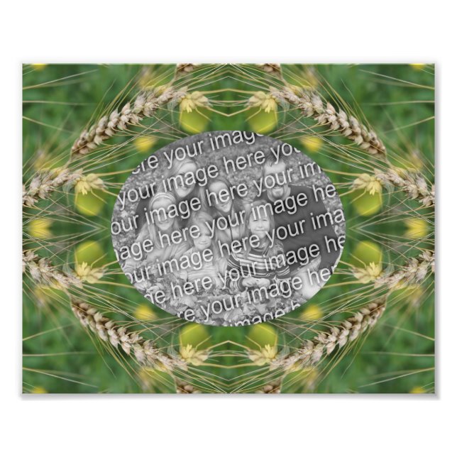 Foto Crea tu propio marco de hierba de verano seco 8x10 (Frente)