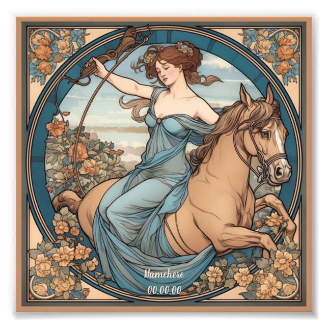 Foto Crea tu propio Sagittarius Art Nouveau (Frente)