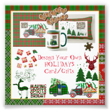 Crea tus propias tarjetas/regalos BUFFALO PLAID VA