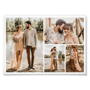 Foto Crear su propia ampliación fotográfica de 4 Collag