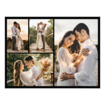 Crear su propia ampliación fotográfica de 4 Collag