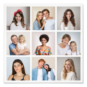 Foto Crear su propia ampliación fotográfica de 9 Collag