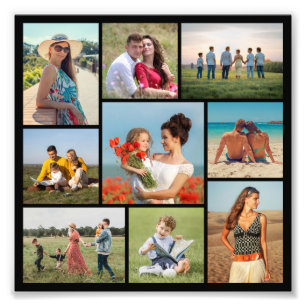 Foto Crear su propia ampliación fotográfica de 9 Collag
