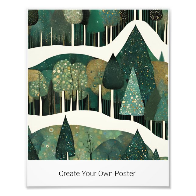 Foto Crear su propia cita de Navidades de invierno (Frente)