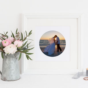 Foto Crear su propio Boda de forma circular 8"x8"