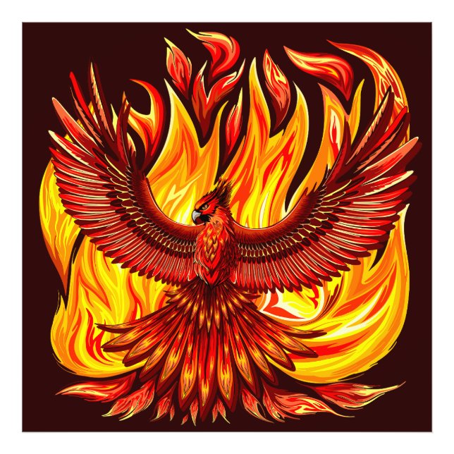 Foto Creatura mitológica inmortal de Phoenix (Frente)