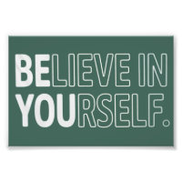 Cree En Sí Mismo Profesor Motivacional Positivo