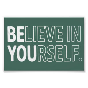Foto Cree En Sí Mismo Profesor Motivacional Positivo