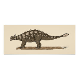 Foto Cretácico Dinosaurio Ankylosauro