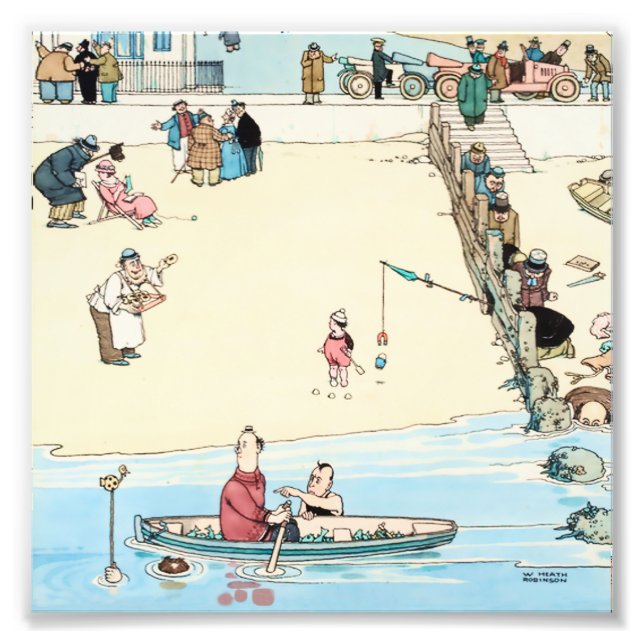 Foto "Crimen junto al mar" por W Heath Robinson (Frente)