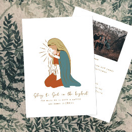 Foto cristiana de Navidad de María y el Niño Jesús
