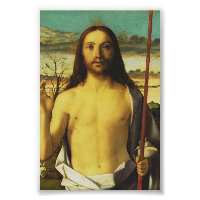 Foto Cristo bendiciendo de Giovanni Bellini   (Frente)