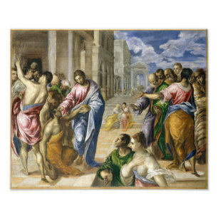 Foto Cristo curando al ciego   El Greco  