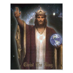 FOTO CRISTO EL REY SACRED POSTER