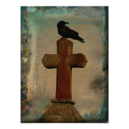 Foto Crow In Gothic Colours