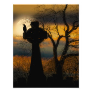 Foto Crow On All Hollow's Eve