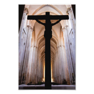 Foto Crucifijo con Jesús Cristo. Abadía gótica de Alcob