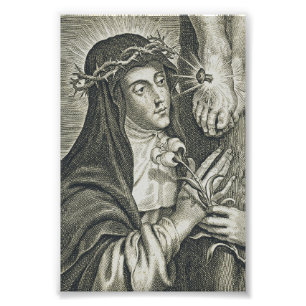 Foto Cruikifixión de Santa Catalina de Siena Arte Noir