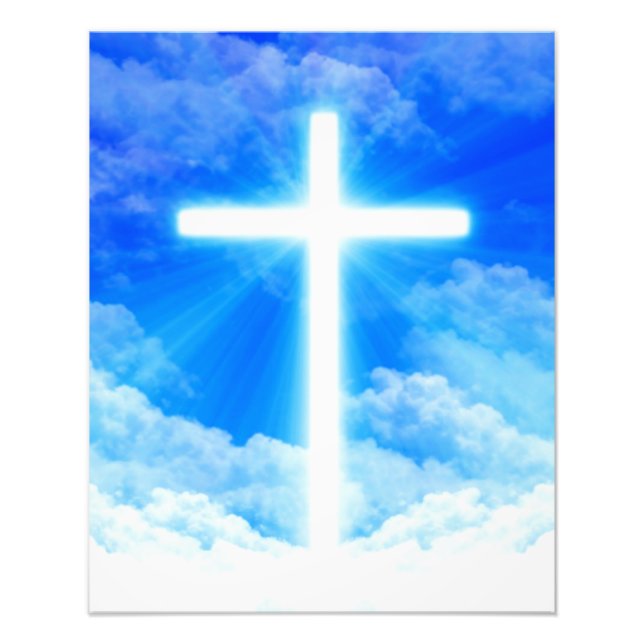 Foto Cruz de la Luz Jesucristo Personalizable Cristiano (Frente)
