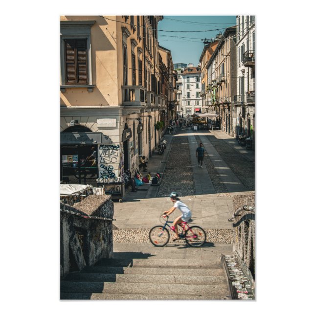 Foto Cruzando el Naviglio (Frente)