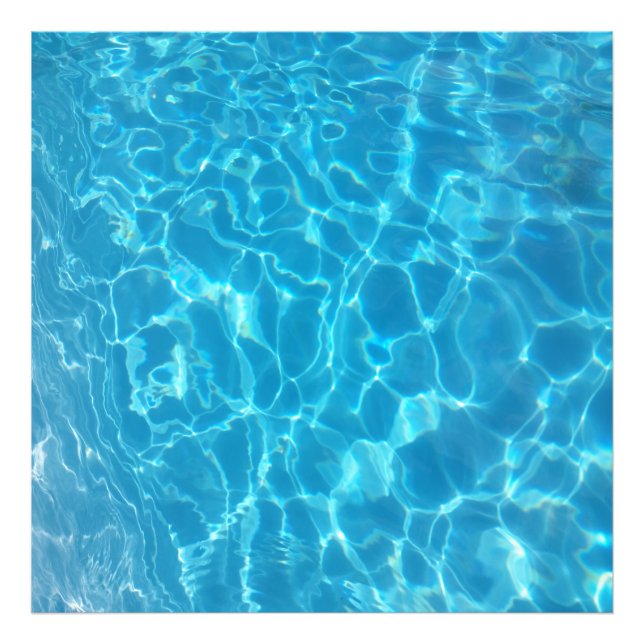Foto Crystal Clear Sky Blue Pool Water (Frente)