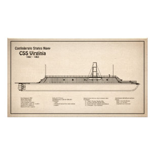 Foto CSS Virginia - Ship Blueprint Planes SD