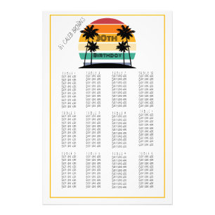 Foto Cuadro de asientos de banda retro 30º atardecer