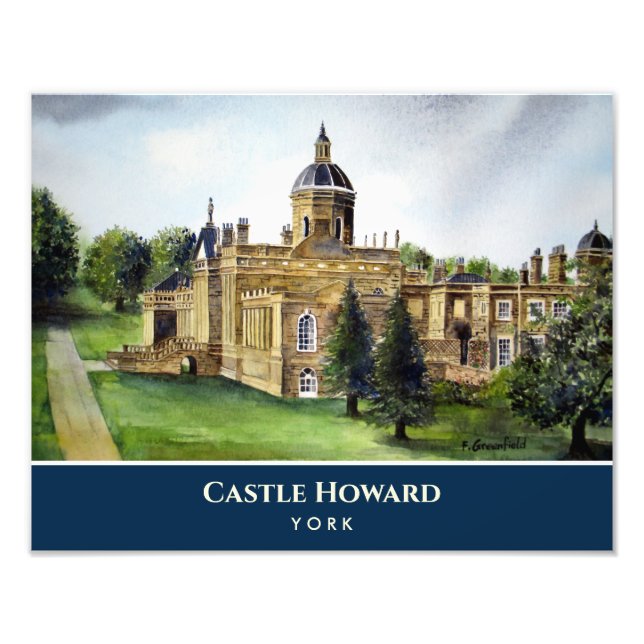 Foto Cuadros de acuarela de Castle Howard York (Frente)