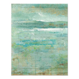 Foto Cuadros de agua Verde azulados en el océano de pla