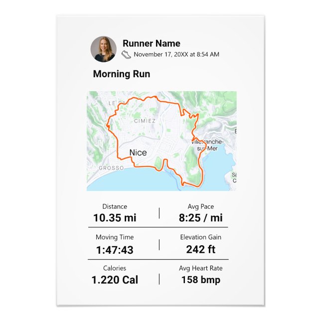 Foto Cualquier carrera de ruta maratónica (Frente)