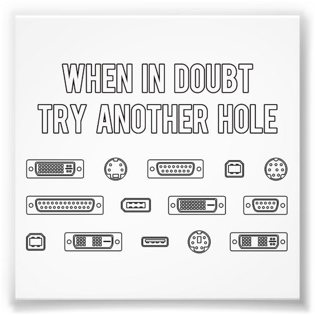 Foto Cuando Dude Intentar Otro Agujero De Puerto Del Eq (Frente)