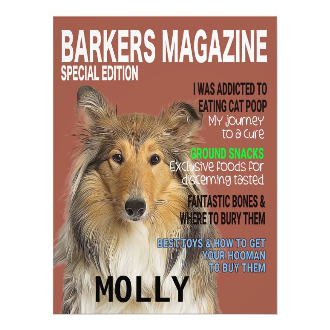 Foto Cubierta de Collie Parody Magazine (Frente)