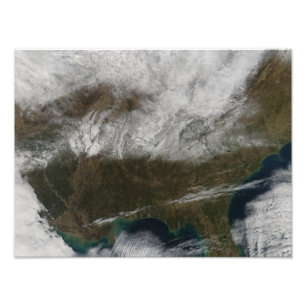 Foto Cubierta de nieve que estira de Tejas del noreste