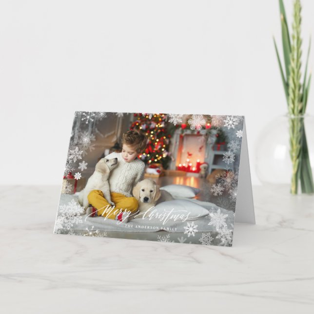 Foto cubierta marco de las Felices Navidad de los (Anverso)