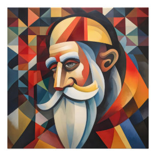 Foto Cubism Santa Claus
