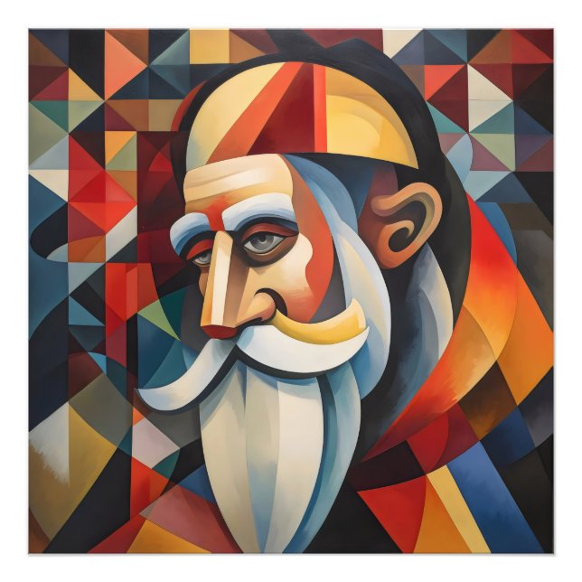 Foto Cubism Santa Claus (Frente)