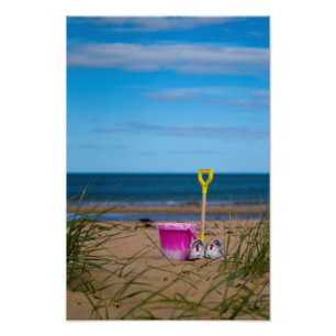 Foto Cubo y espacio en la playa Dornoch