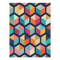 Cubos deslumbrantes: un Kaleidoscopio de color y f